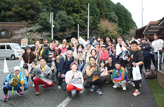 (※昨年市川町 ウオークの様子➀)