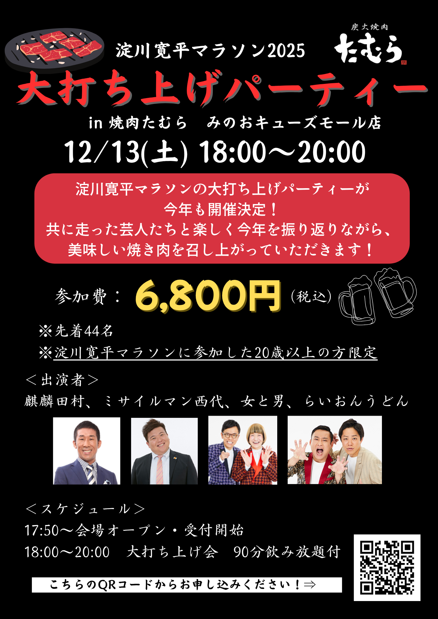 寛平マラソン大打ち上げパーティー